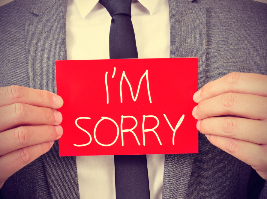 Try apologizing to your ex when you're wrong.